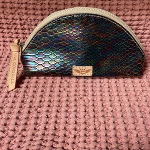 Consuela Cosmetic Bag Iridescent Snakeskin